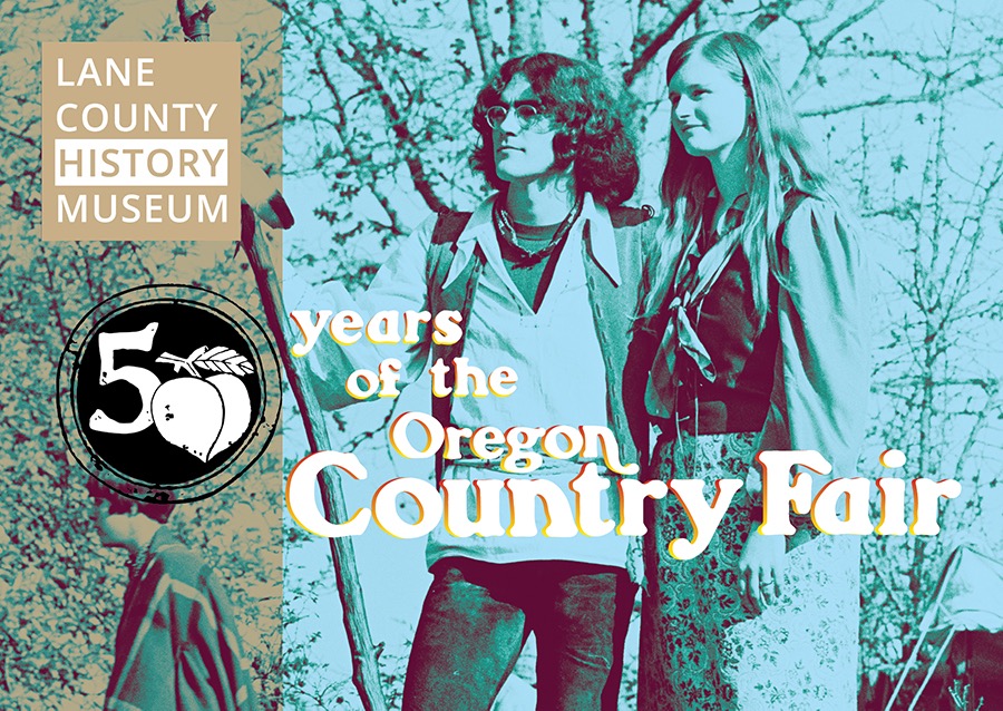 Oregon Country Fair exhibit promotional card